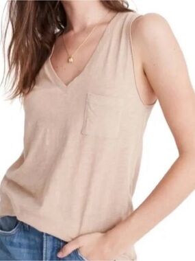 ⭐️5 for $20⭐️ Madewell Whisper Cotton V-Neck Tank-S